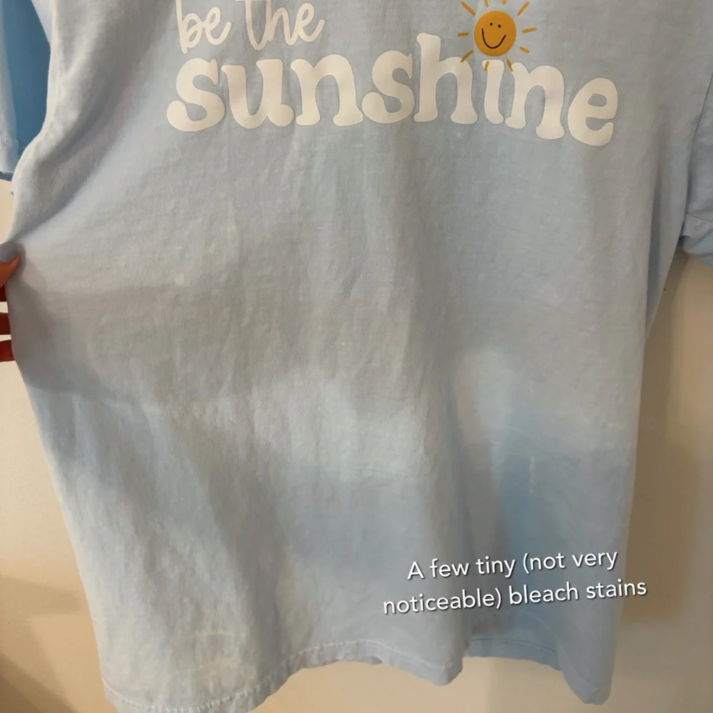 Comfort Colors - Be the Sunshine - Light Blue T-shirt - Picture 3 of 7